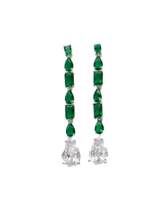 HELIO GREEN DROP EARRINGS