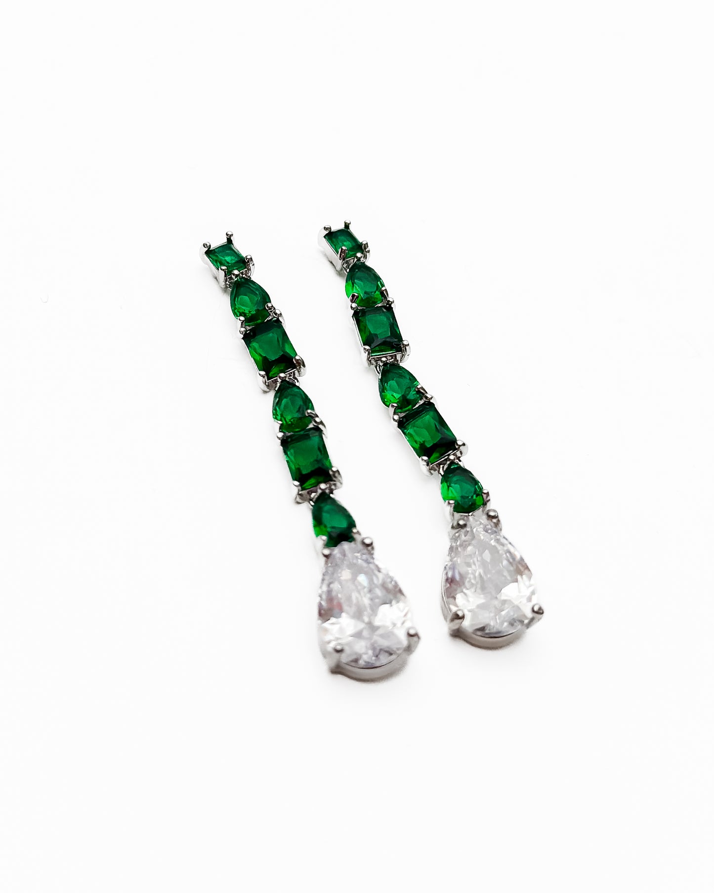 HELIO GREEN DROP EARRINGS