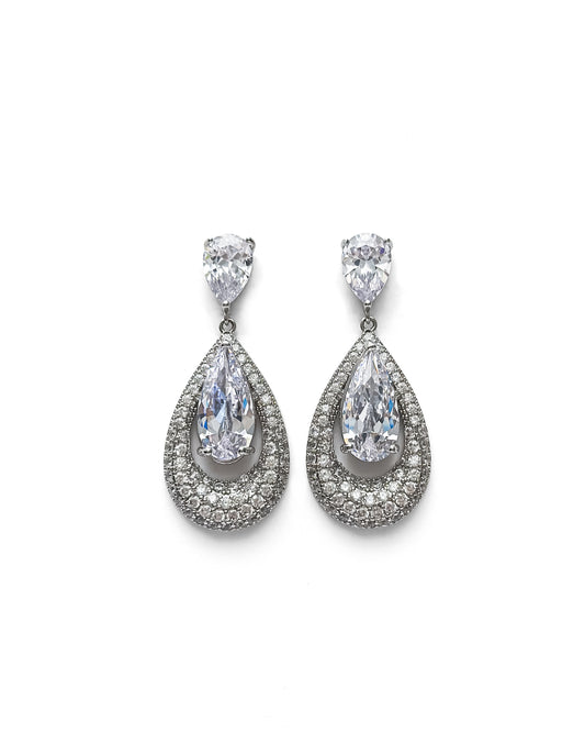 FALAK PEAR DROP EARRINGS