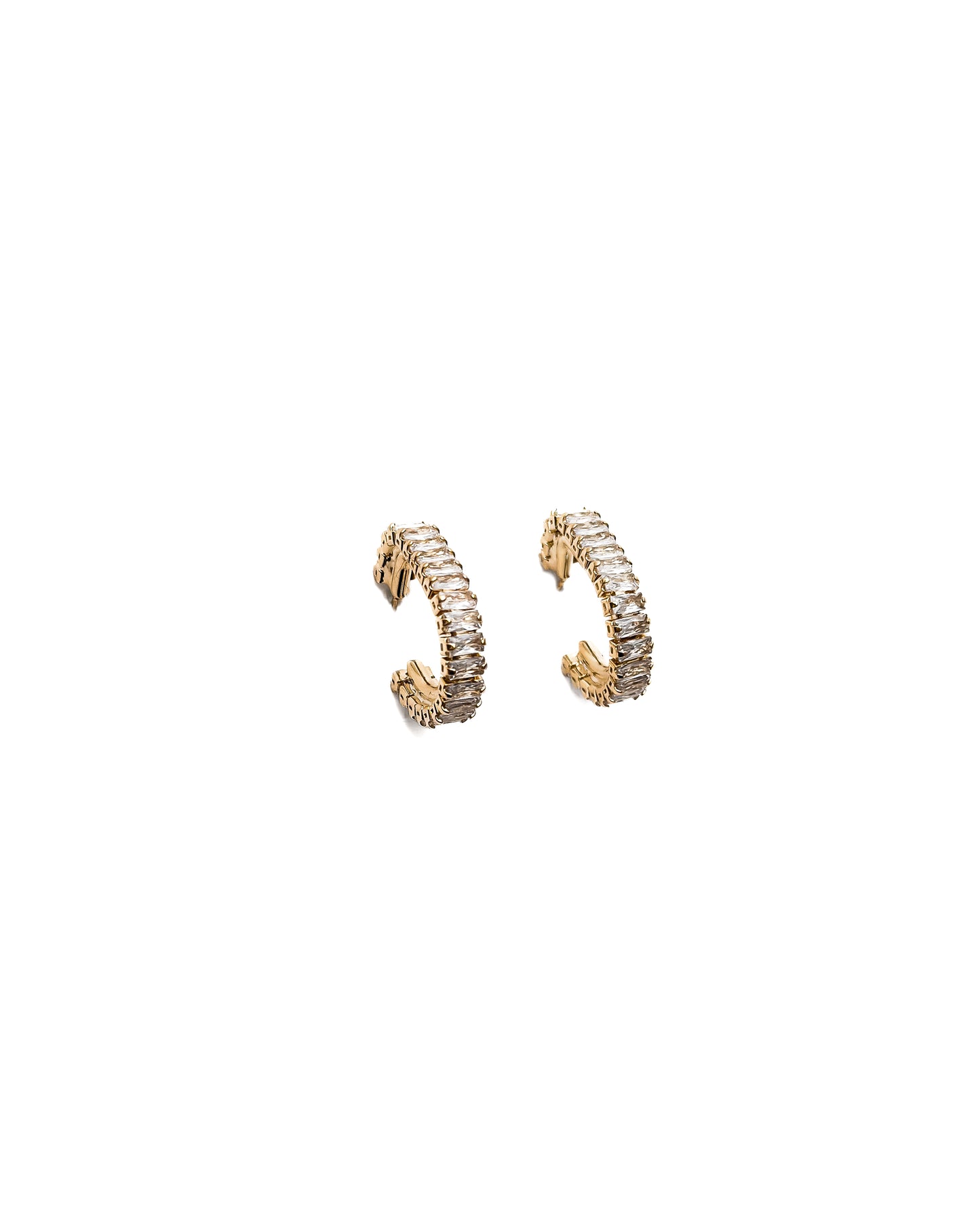 BAGUETTE STATEMENT HOOPS