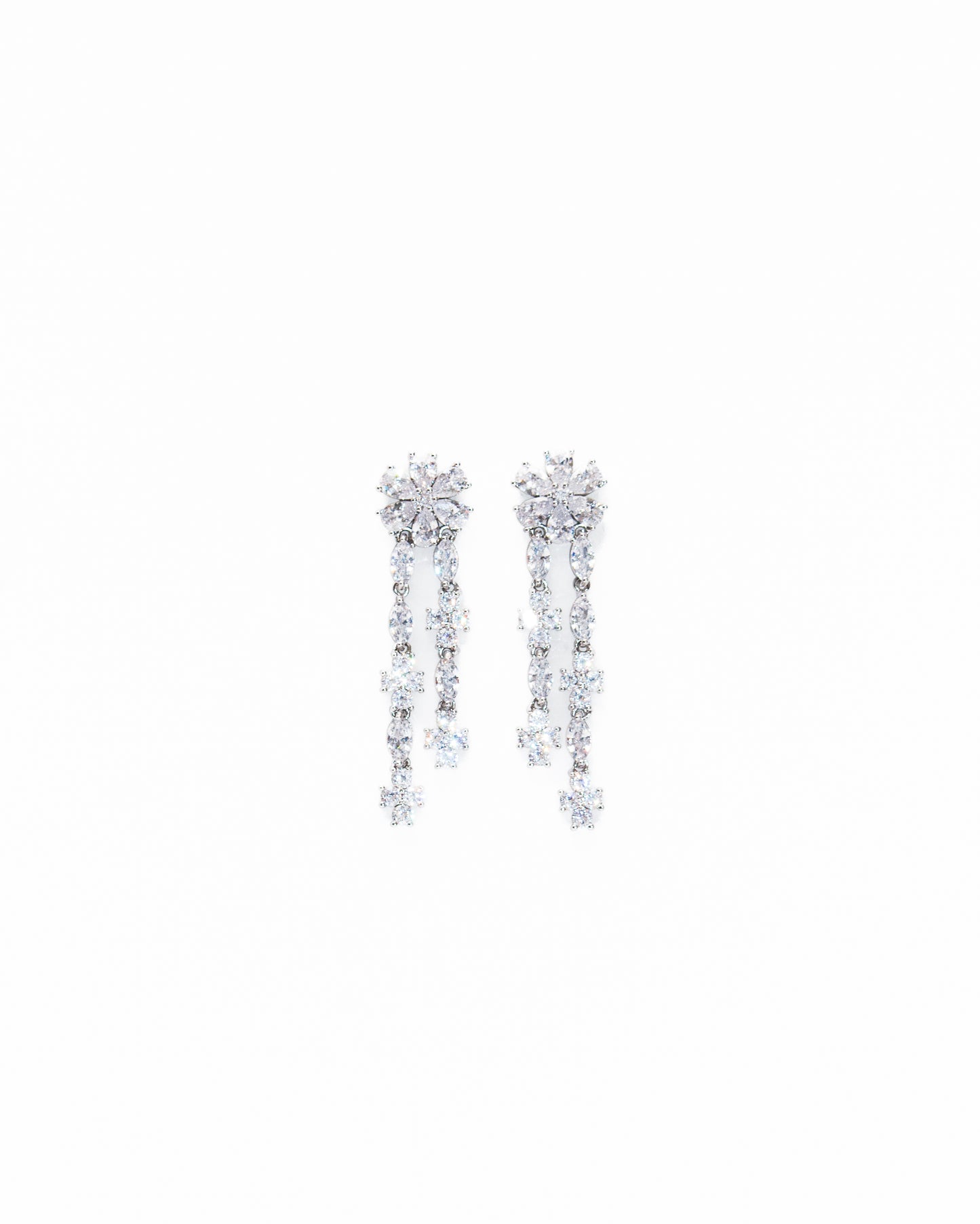 MOGRA CHANDELIER EARRINGS