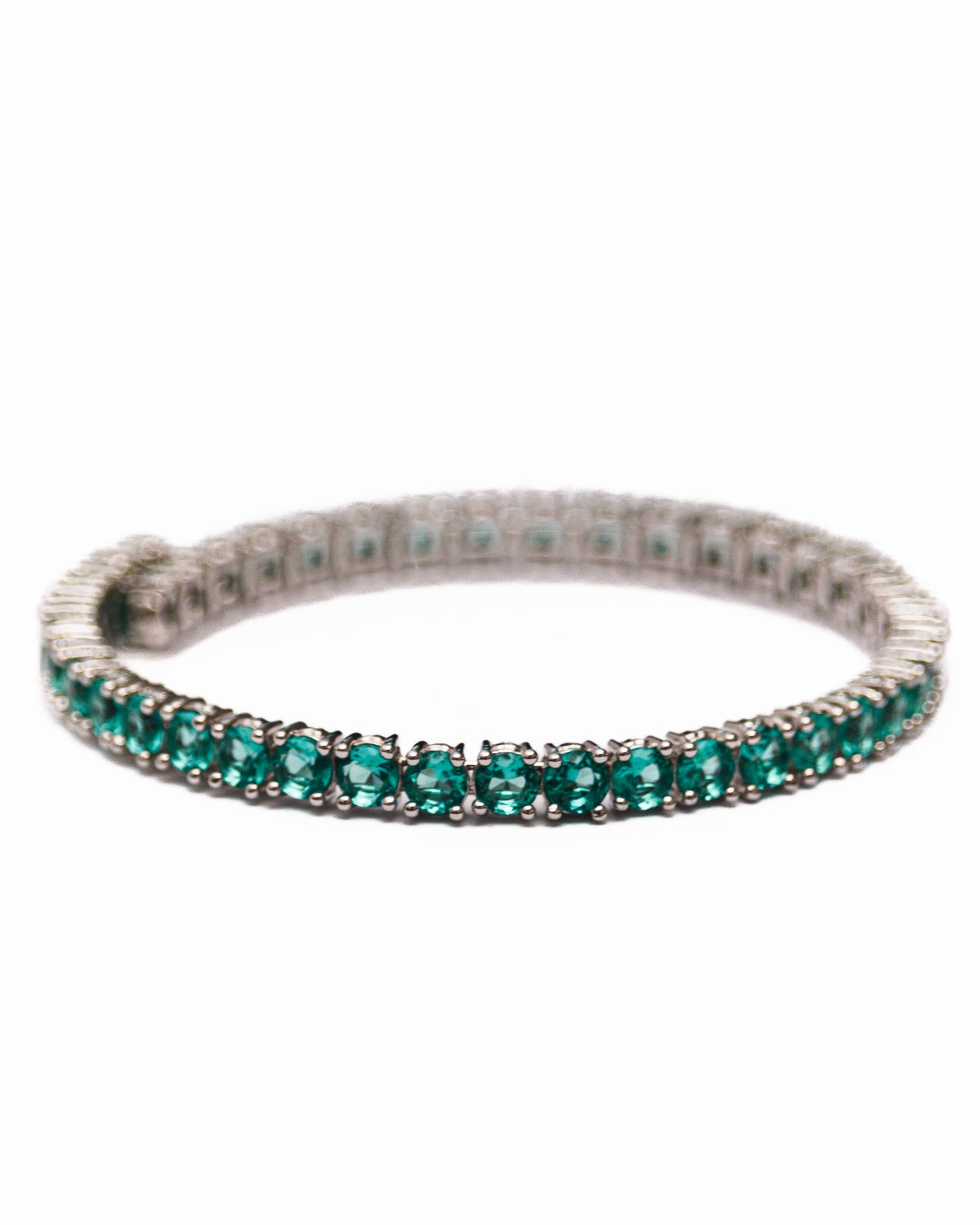 HELIO GREEN TENNIS BRACELET